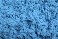 Blue kinetic sand as background, closeup view Royalty Free Stock Photo