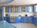 Blue kitchen