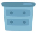 Blue kitchen cupboard, icon