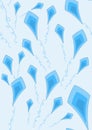 Blue kites wallpaper
