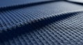 Blue Knitted Fabric Texture Close-up Surface Material Royalty Free Stock Photo