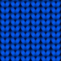 blue knitted seamless pattern