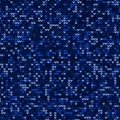 Blue knitting seamless pattern background vector