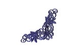 Blue lace Royalty Free Stock Photo