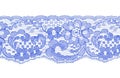 Blue lace pattern Royalty Free Stock Photo