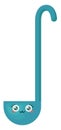 Blue laddle, illustration, vector Royalty Free Stock Photo