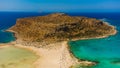 Blue lagoon in Ballos, Crete, Greece Royalty Free Stock Photo