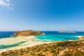 Blue lagoon in Ballos, Crete, Greece