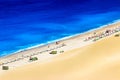 Blue Lagoon beach on the Mediterranean coast of Turkey. Oludeniz, Turkey Royalty Free Stock Photo