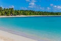 Blue Lagoon beach in Nacula Island Royalty Free Stock Photo