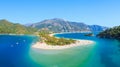 Blue lagoon and beach in Oludeniz, Turkey