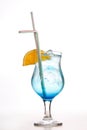 Blue lagoon cocktail Royalty Free Stock Photo