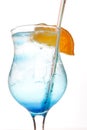 Blue lagoon cocktail Royalty Free Stock Photo