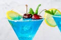 Blue Lagoon cocktail