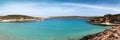 The Blue Lagoon on Comino Island, Malta Royalty Free Stock Photo