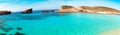 The Blue Lagoon on Comino Island, Malta Gozov Royalty Free Stock Photo