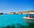 Blue lagoon - Comino, Malta Royalty Free Stock Photo