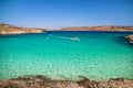 Blue lagoon - Comino, Malta Royalty Free Stock Photo