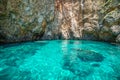 Blue lagoon of Corfu Royalty Free Stock Photo