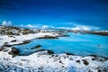 Blue Lagoon, a geothermal bath resort in Grindavik, Iceland