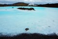 The Blue Lagoon geothermal bath resort in Iceland. The Famous Blue Lagoon near Reykjavik, Iceland