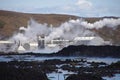 Blue Lagoon geothermal plant Iceland Royalty Free Stock Photo