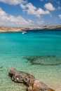 Blue Lagoon Malta Royalty Free Stock Photo