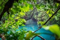 The Blue lagoon- - Rio Celeste river - Arenal day trip Views around Costa Rica Royalty Free Stock Photo