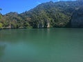 Blue lagoon Thailand water salt water nature landscape trees island