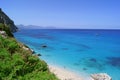 Blue lagoone with cliffs and stone / Cala Goloritze, Sardinia