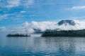 Lake Akan with Volcano Oakan in the background