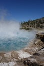 Blue lake, Grand Prismatic Spring Royalty Free Stock Photo