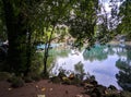 Blue Lake in hometown Royalty Free Stock Photo