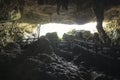 lake inside a stalagmite cave in Varadero Cuba