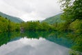 Blue Lake in Kabardino-Balkaria, Caucasus, Russia