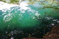 Blue lake in Kabardino-Balkaria