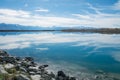 Blue Lake with Mount Cook Backdrop, New Zealand