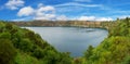 Blue lake in mount gambier Royalty Free Stock Photo