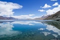 Blue lake in the mountains