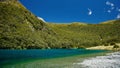 Blue lake, Nelson Lakes National Park, south island, New Zealand Royalty Free Stock Photo