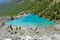 Blue lake, Valle d`Aosta, Italy