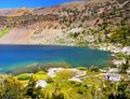 Blue Lake Yosemite Mountains, California Royalty Free Stock Photo