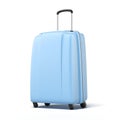 Blue large suitcase Royalty Free Stock Photo