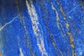 blue lazulite mineral texture Royalty Free Stock Photo