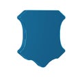 Blue Leather icon isolated on transparent background.