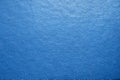 Blue leatherette texture sample color for design. Close up
