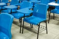 Blue Lecture chairs