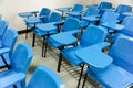 Blue Lecture chairs