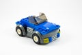 Blue lego car Royalty Free Stock Photo