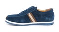 Blue leisure shoe for man